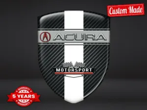 Honda Acura Logos Silicone Auto Résistants Limité Qualité